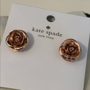 Kate Spade Garden Garland Rose Stud Earrings